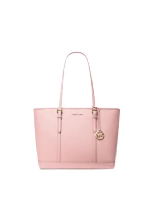 ( PREORDER ) Michael Kors Jet Set Travel Tote Bag Large Saffiano Leather In Powder Blush 35F0GTVT9L