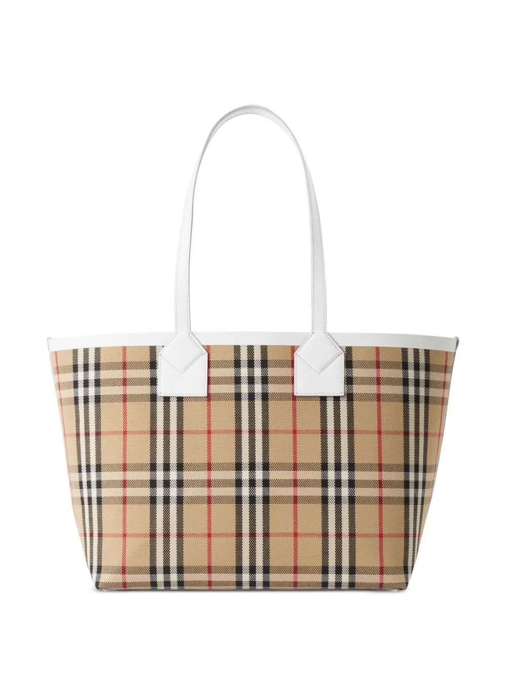 8072332 A1464 VINTAGE CHECK WHITE BURBERRY BAG