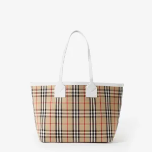 8072332 A1464 VINTAGE CHECK WHITE BURBERRY BAG