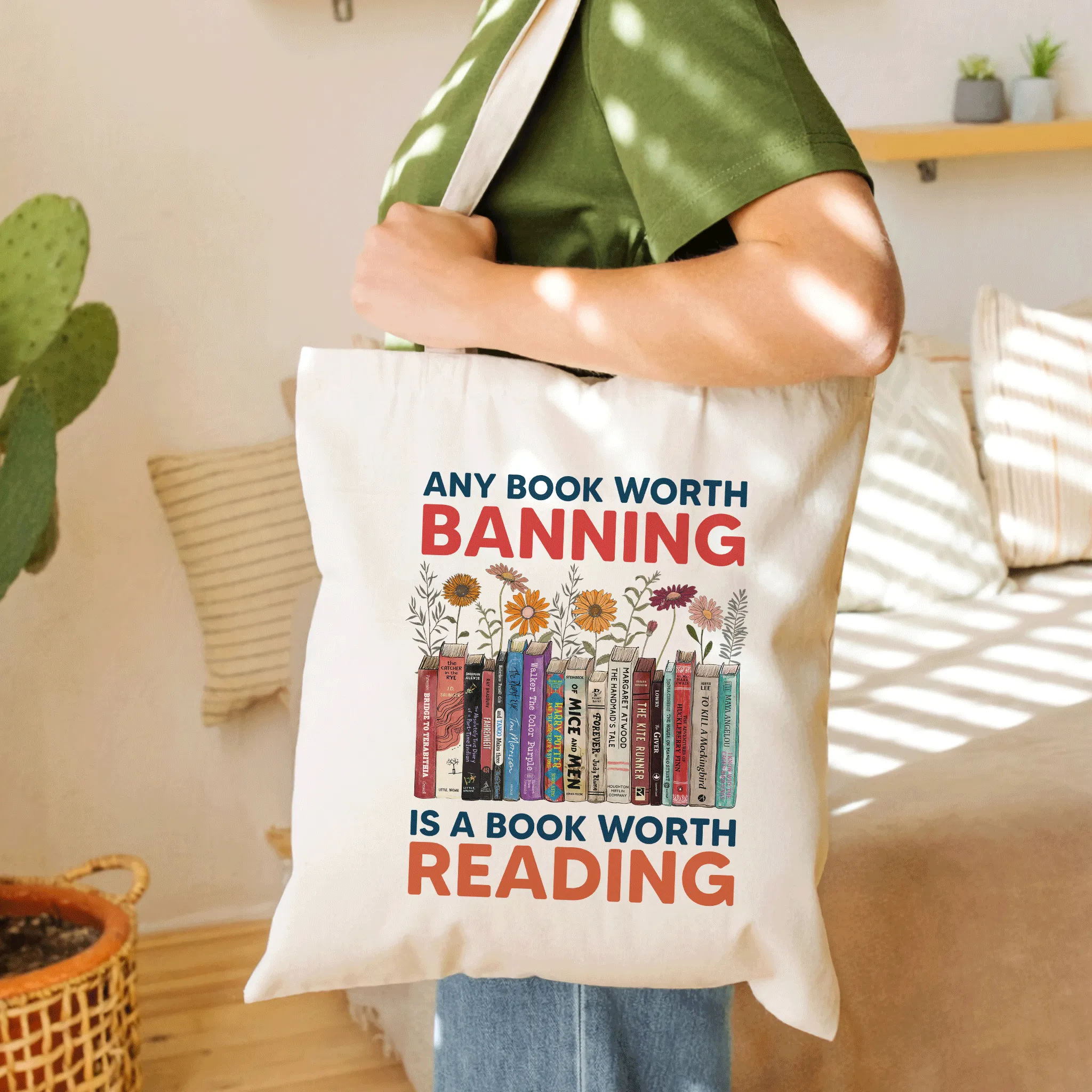 Any Book Worth Banning Is A Book Worth Reading Book Lovers Gift TBW361