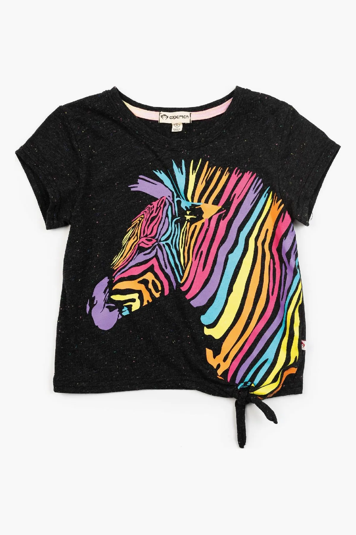 Appaman Phing Girls Shirt - Rainbow Zebra (Size 2 left)