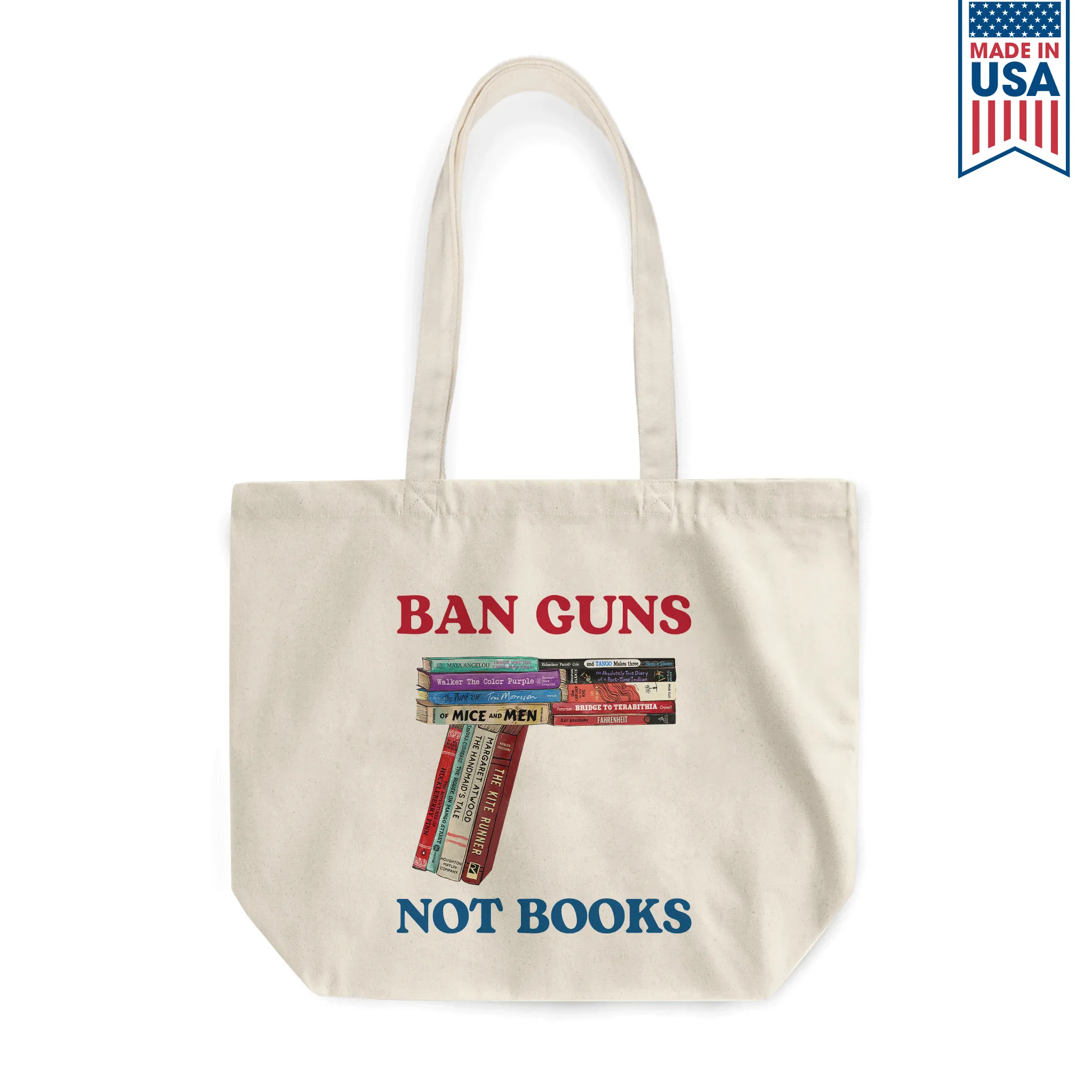 Ban Guns Not Books Book Lover Gift TBW187