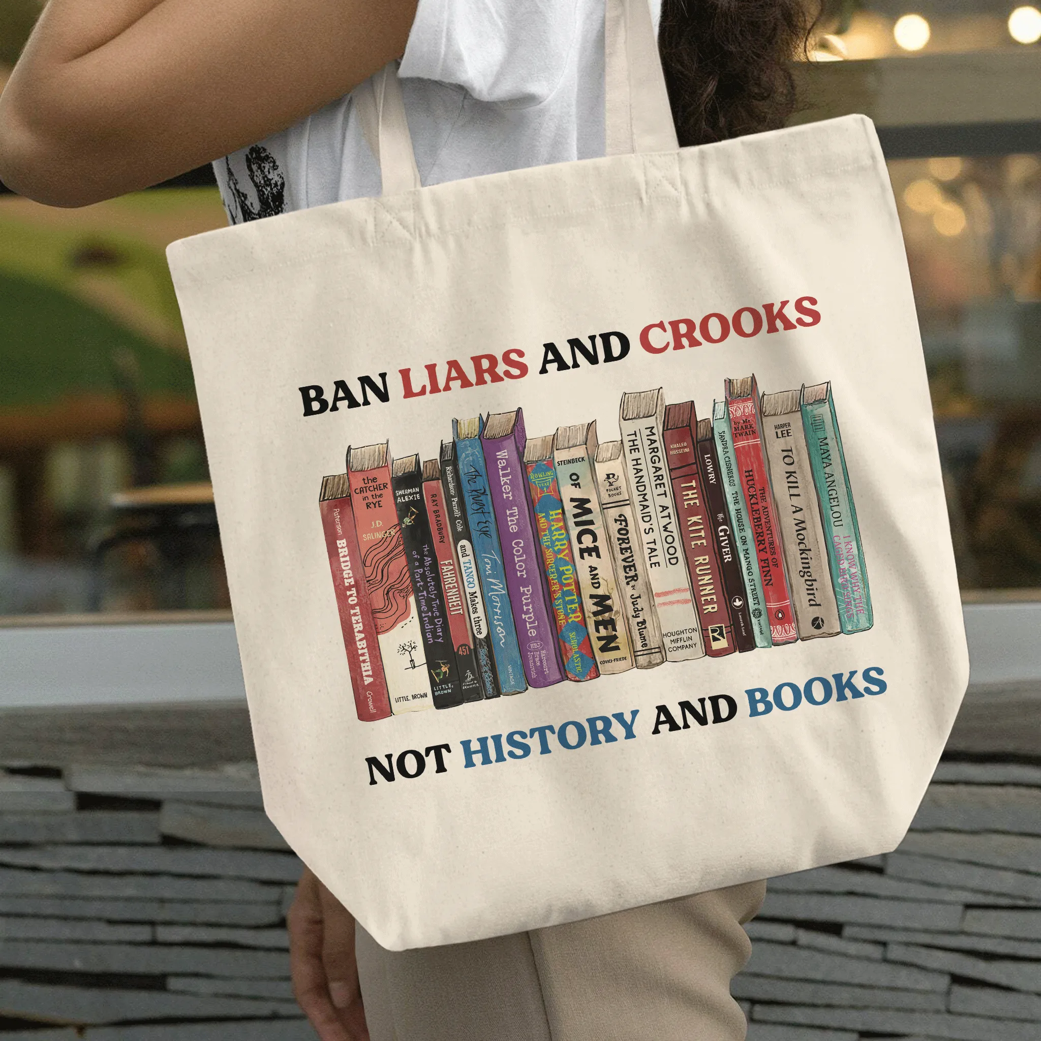 Ban Liars And Crooks Not History And Books Book Lovers Gift TBW231