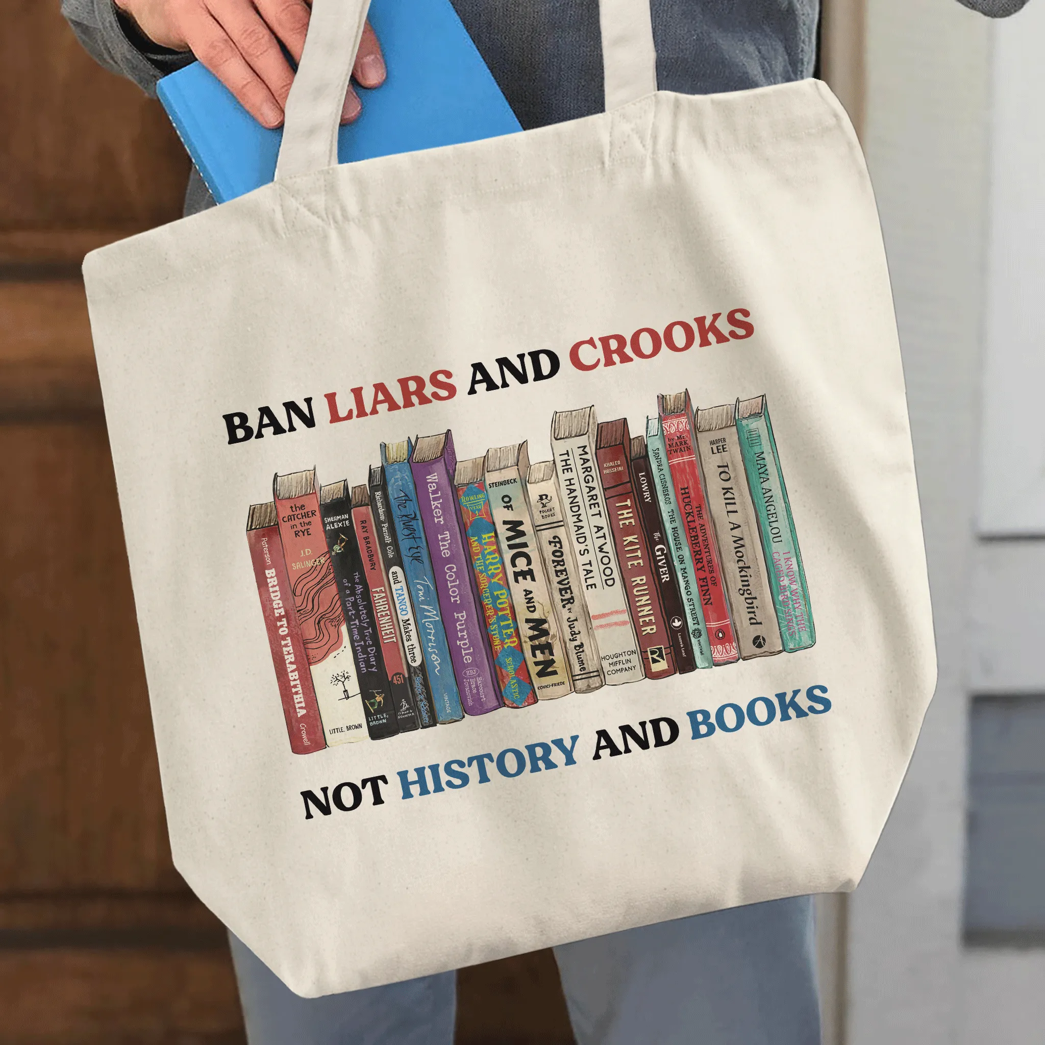 Ban Liars And Crooks Not History And Books Book Lovers Gift TBW231