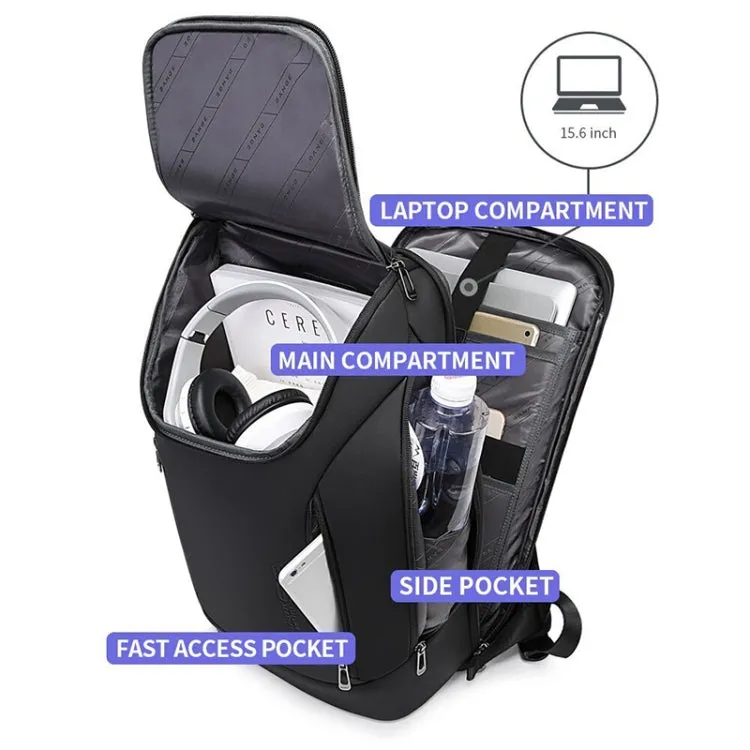 Bange BG-2517 Men Business Backpack with USB Port, Size: 48 x 31 x 16cm(Grey)