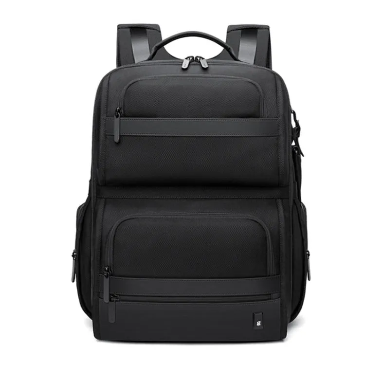 BANGE BG-G62 Casual Business Men Shoulders Bag Business Travel Computer Backpack(Black)