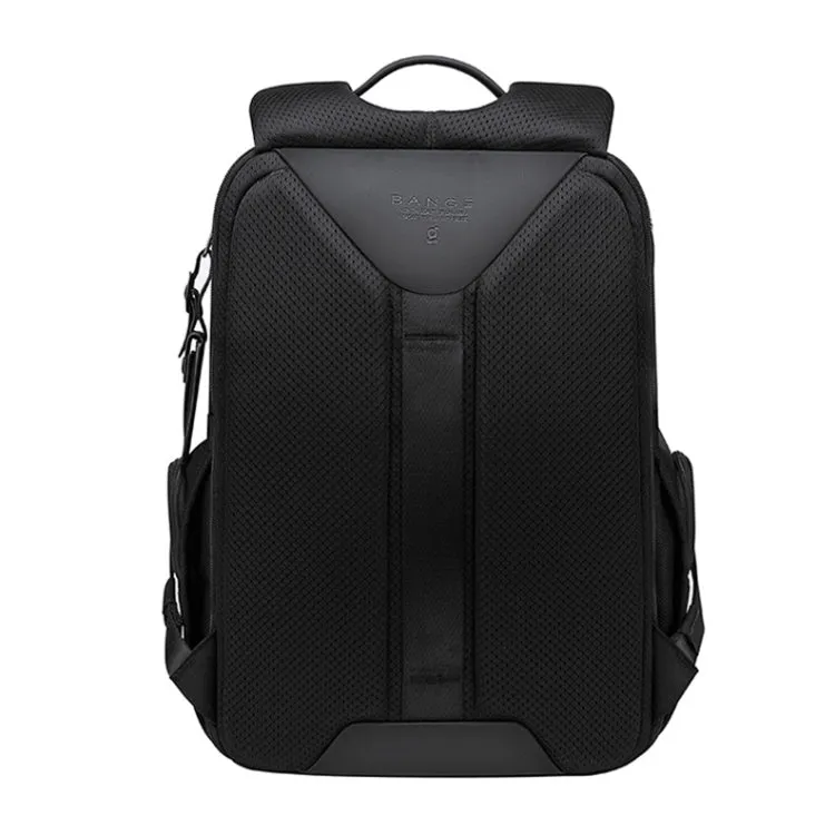 BANGE BG-G62 Casual Business Men Shoulders Bag Business Travel Computer Backpack(Black)