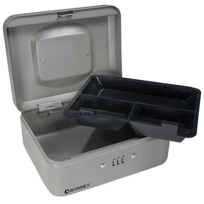 Barska CB11784 8" Cash Box with Combination