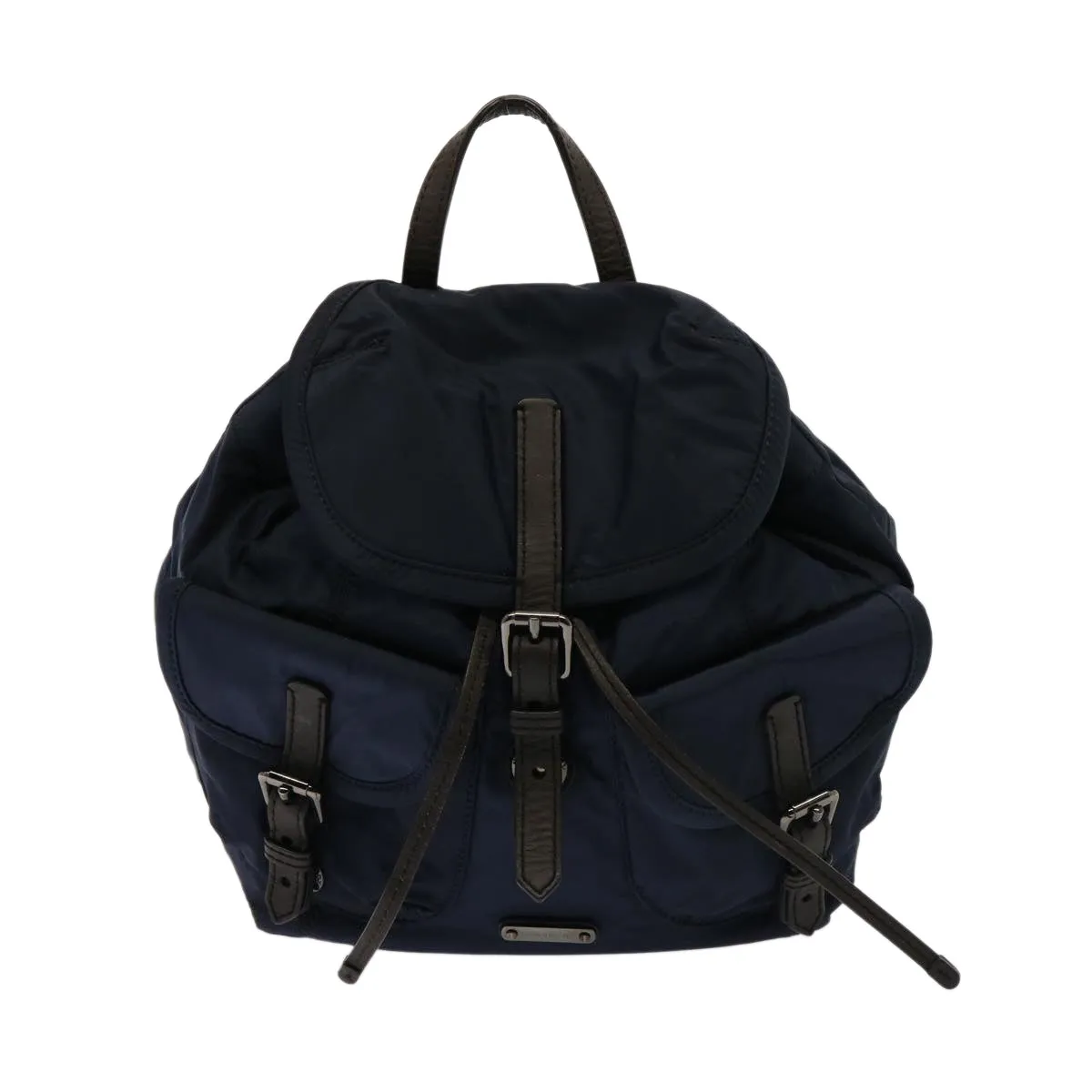 BURBERRY Backpack Nylon Navy  75694