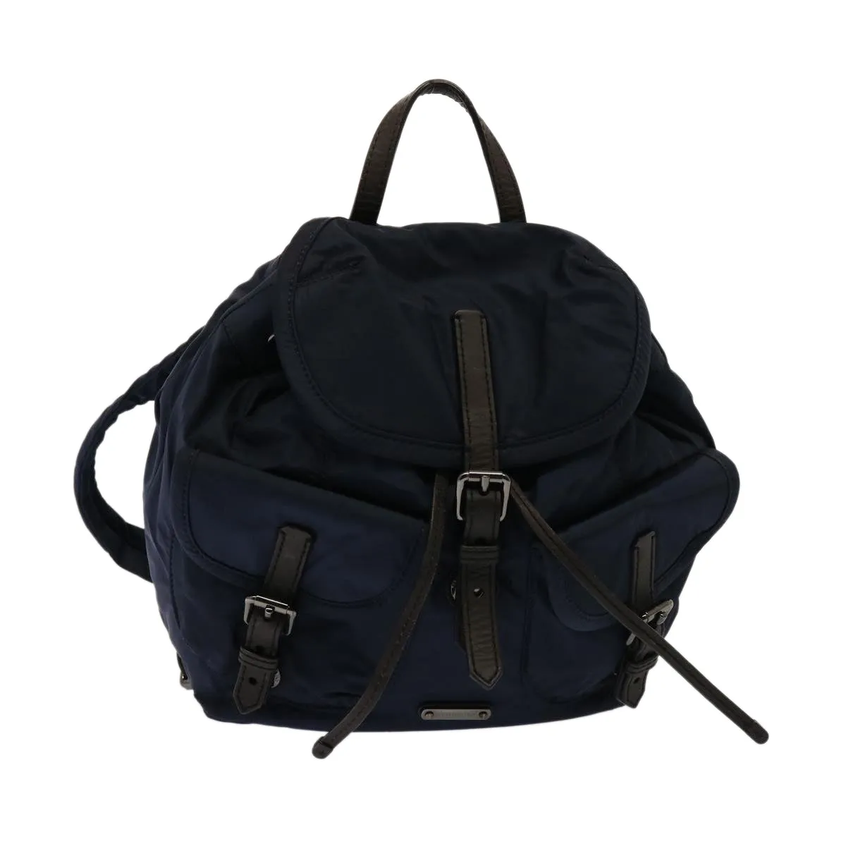 BURBERRY Backpack Nylon Navy  75694