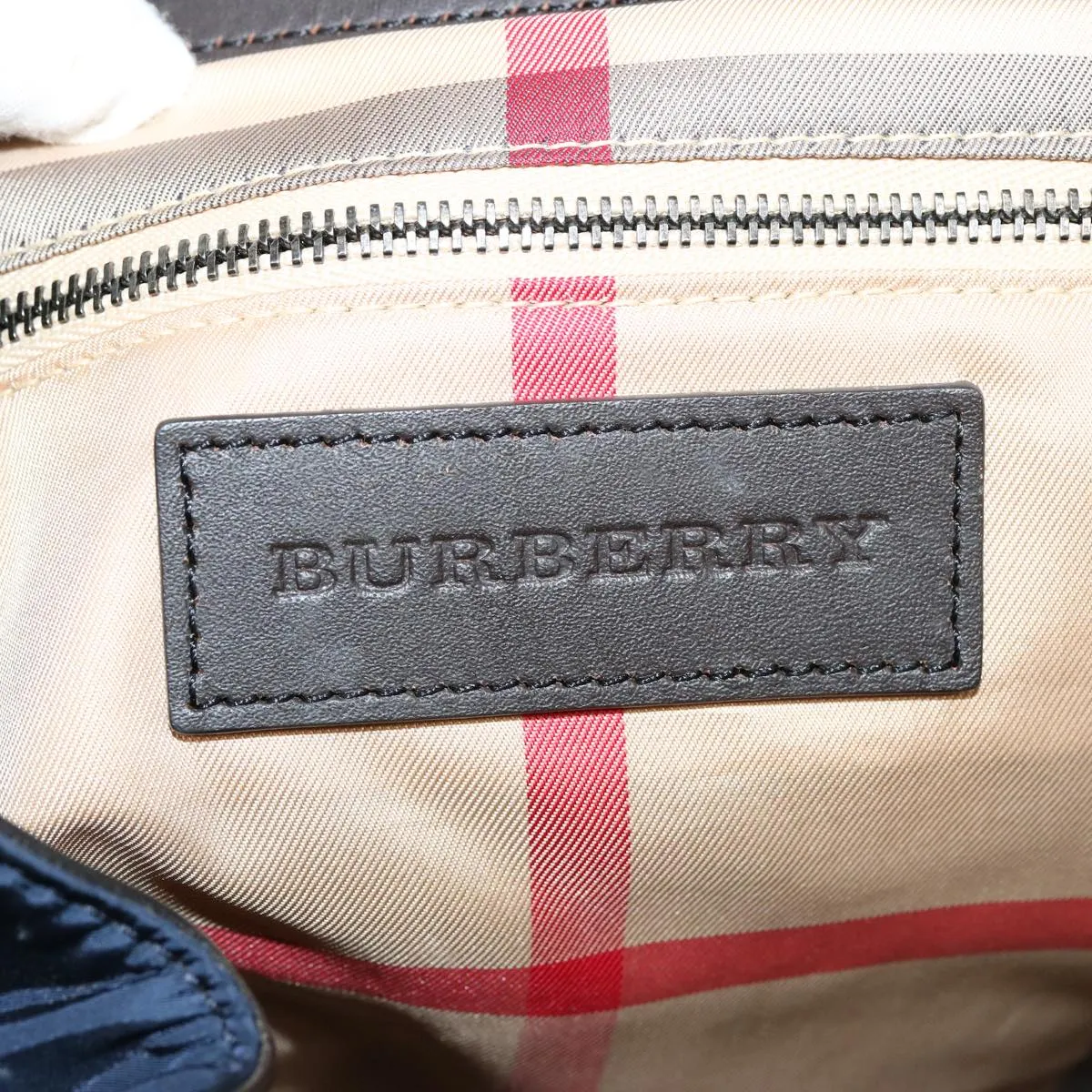 BURBERRY Backpack Nylon Navy  75694