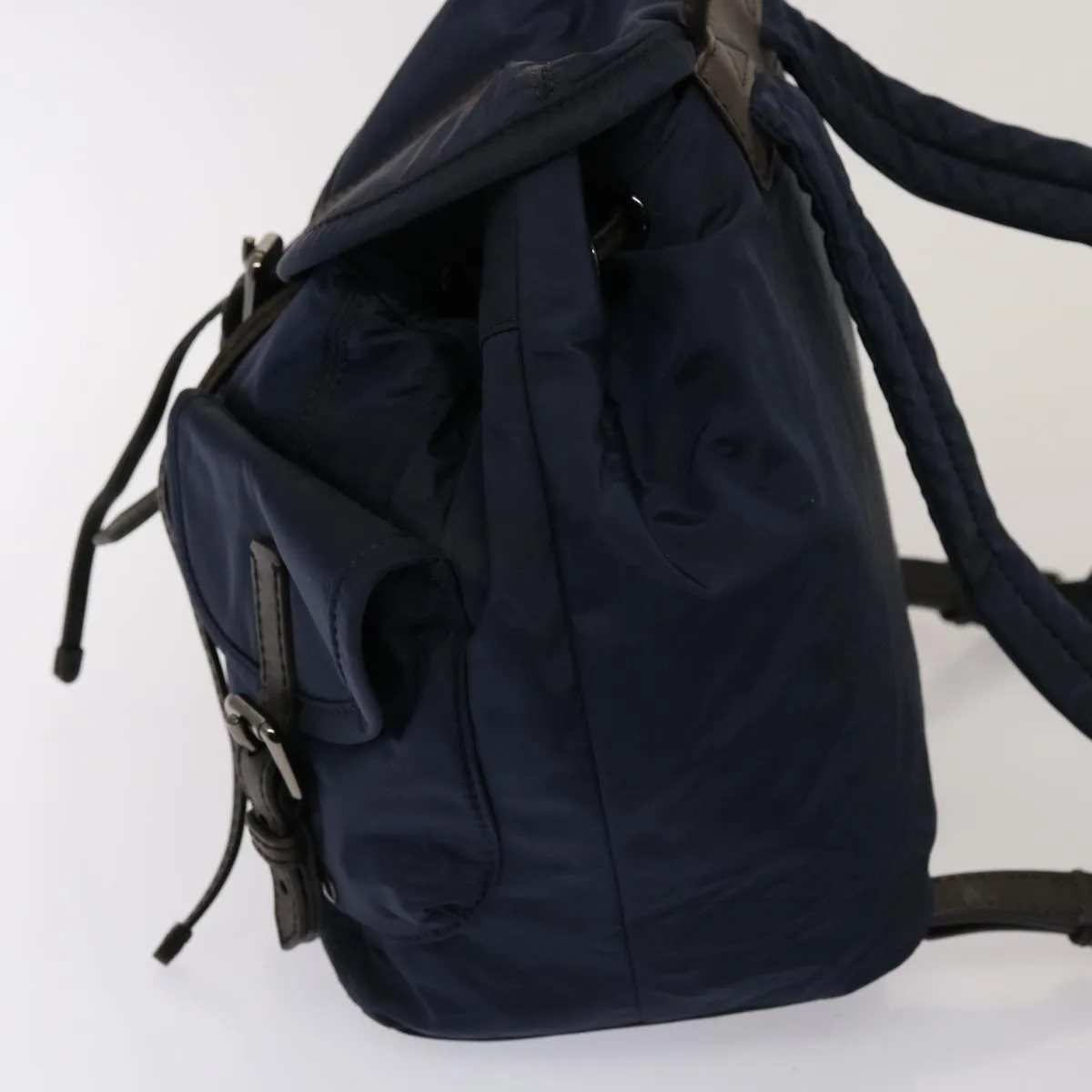 BURBERRY Backpack Nylon Navy  75694