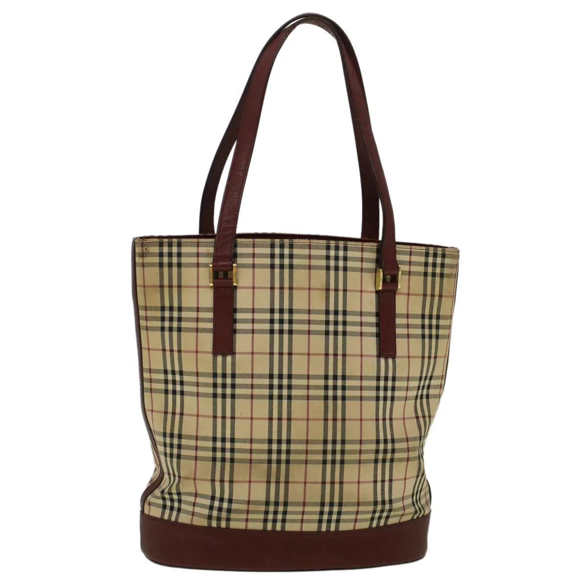 BURBERRY Nova Check Tote Bag Canvas Beige  59255