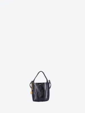 Chloe spin leather small tote bag