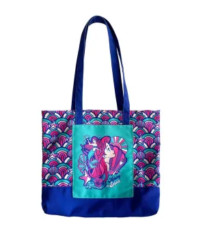 Disney Princess Ariel Pattern Ditsy Tote Bag