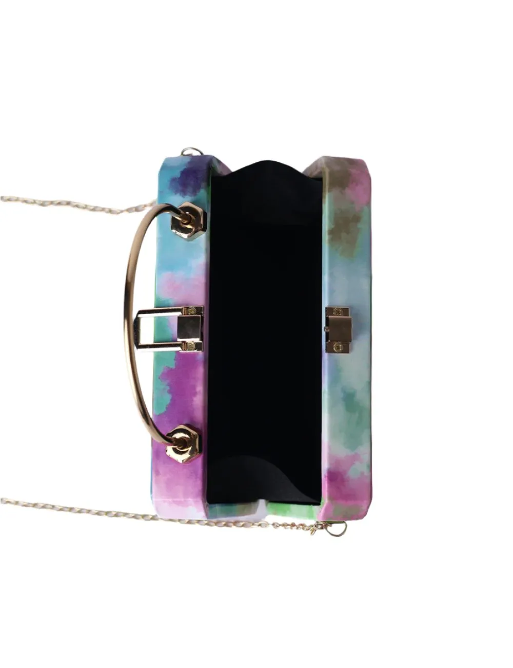 Dreamscape Pastel Box Clutch