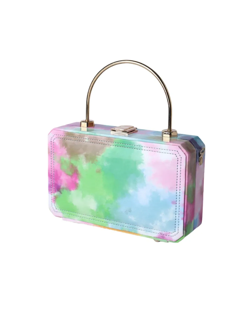 Dreamscape Pastel Box Clutch