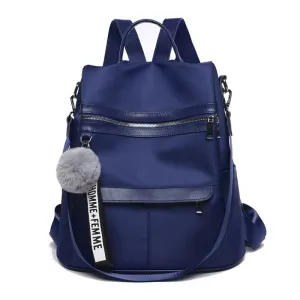 Fashionable Solid Color Backpack For Women