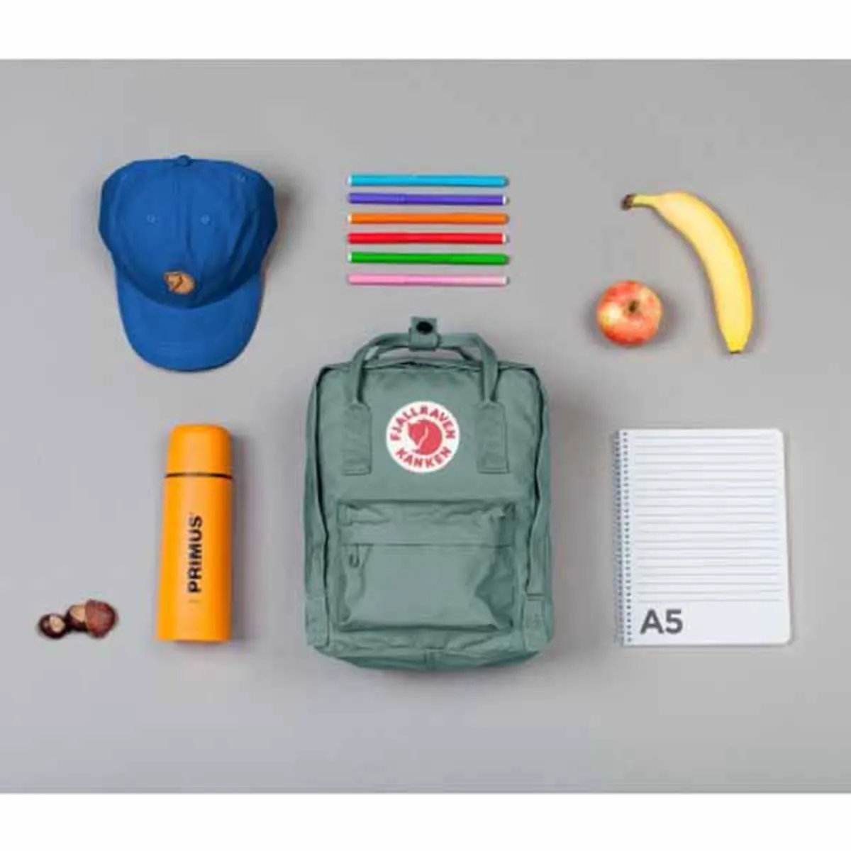 FjallRaven Kanken Mini Kids Backpack - Blue-Ridge