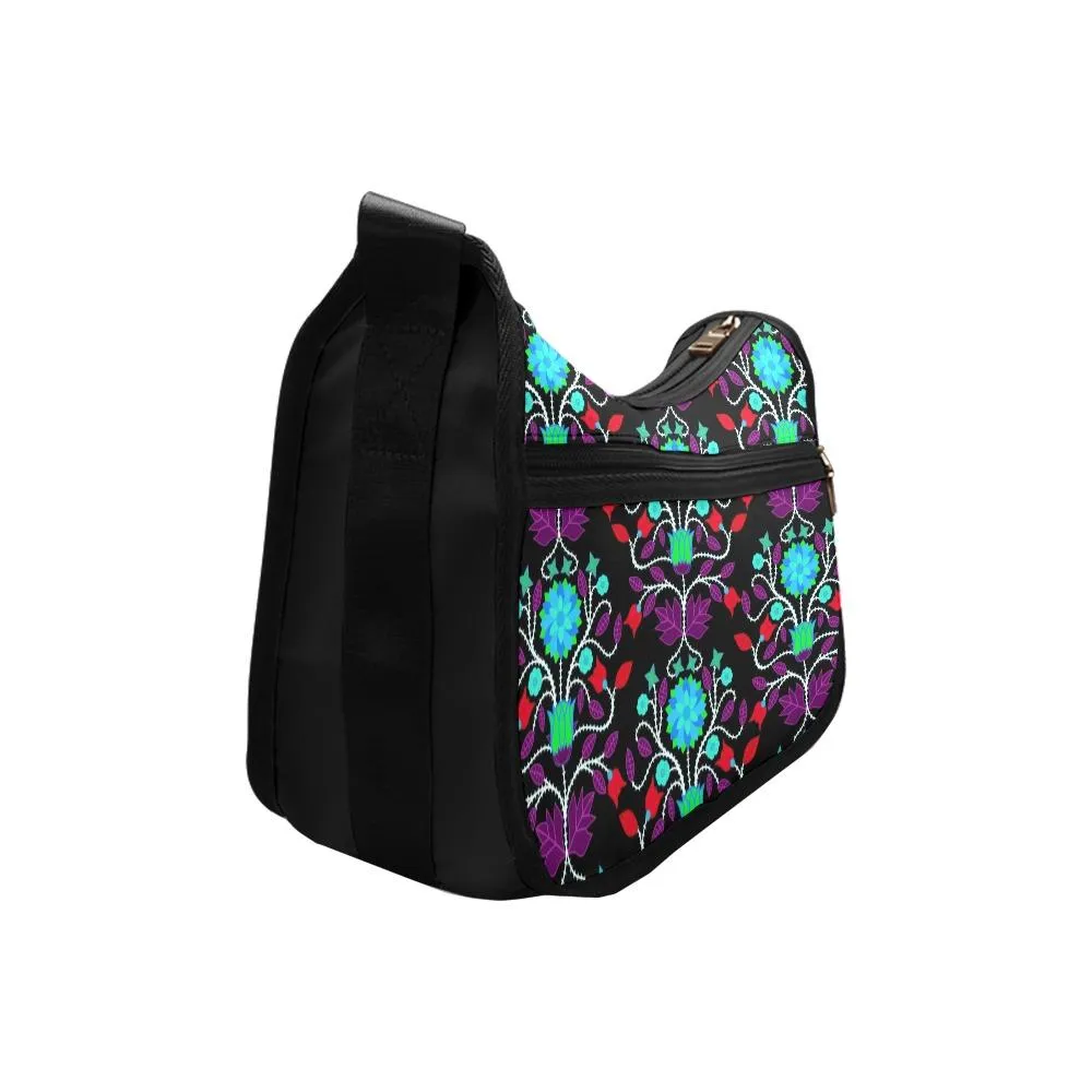 Floral Beadwork Four Clans Winter Crossbody Bags