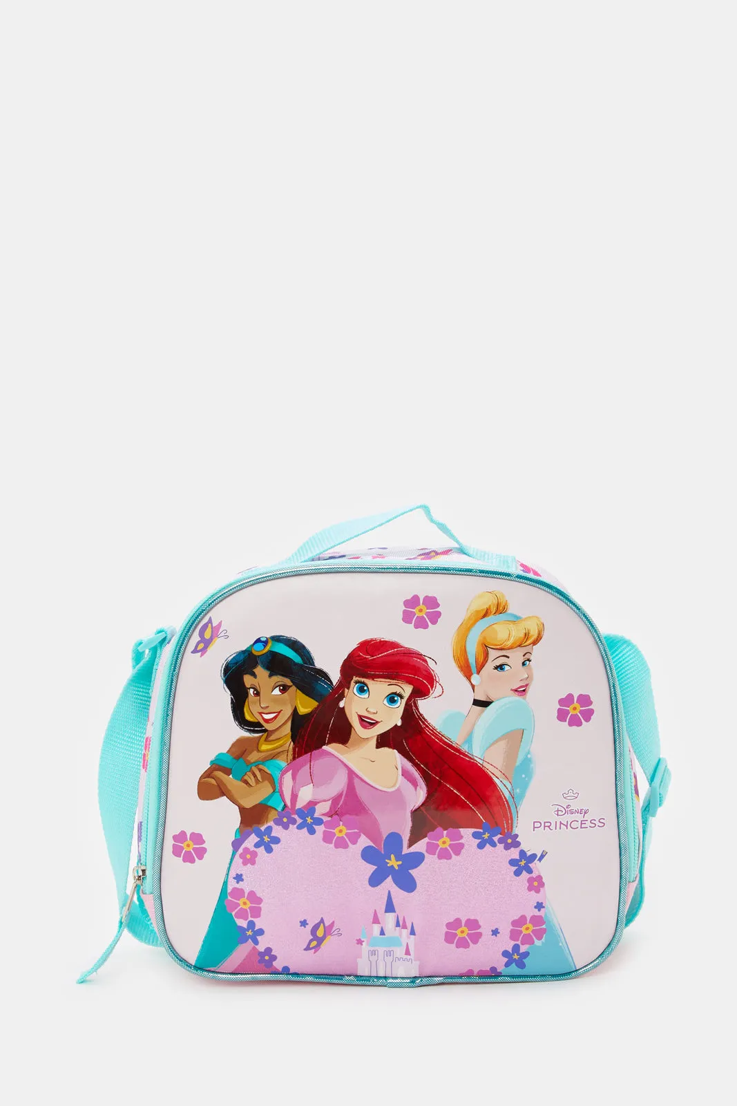 Girls Pink Princess Print Lunch Bag