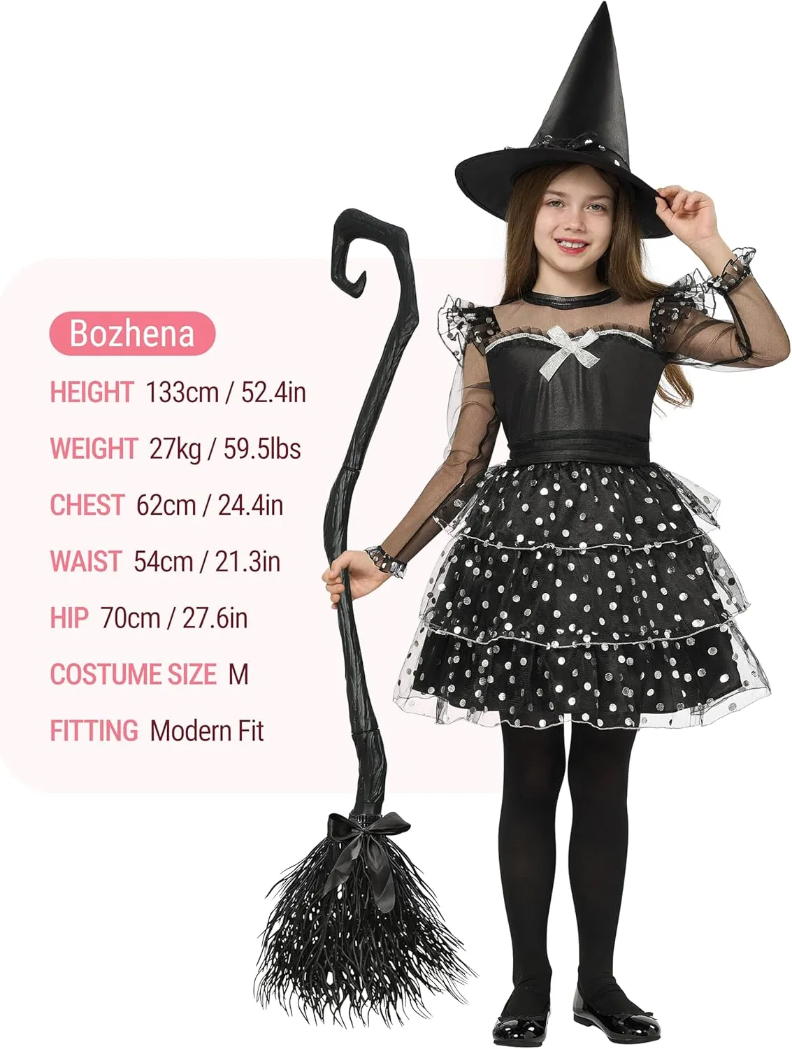 Halloween Kids Witch Costume