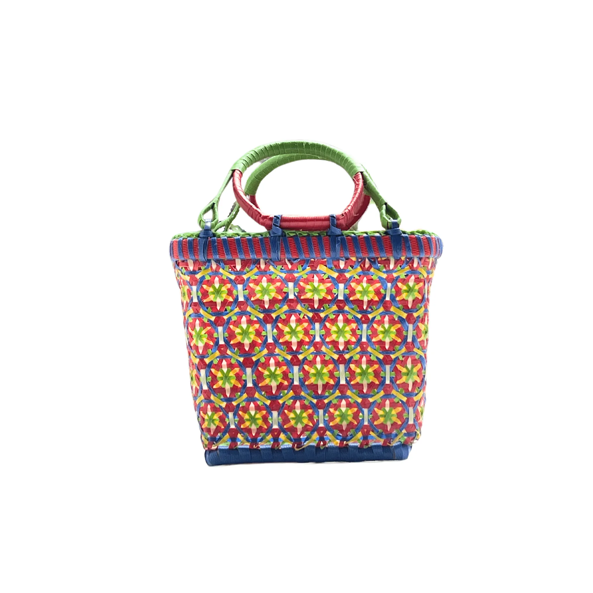 Hand-Woven Passionfruit Bag Small