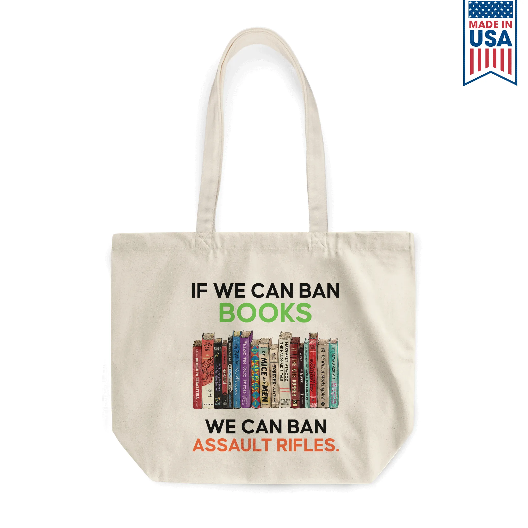 If We Can Ban Books We Can Ban Assault Rifles Book Lovers Gift TBW233