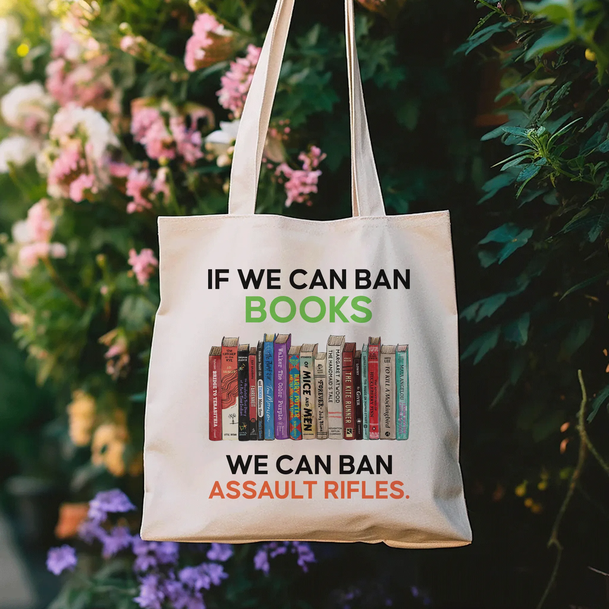 If We Can Ban Books We Can Ban Assault Rifles Book Lovers Gift TBW233