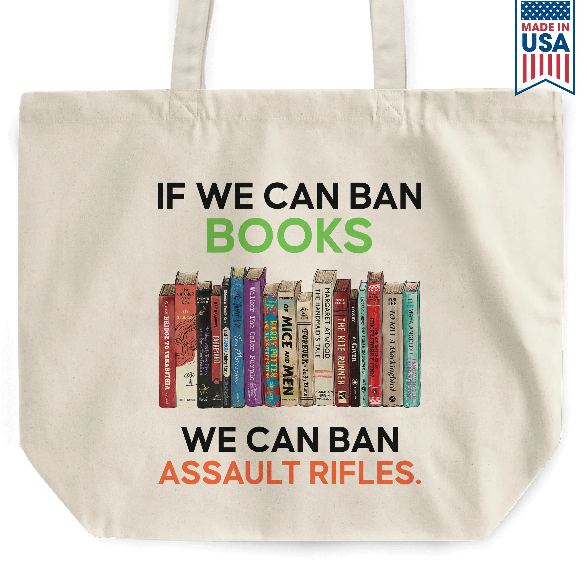 If We Can Ban Books We Can Ban Assault Rifles Book Lovers Gift TBW233