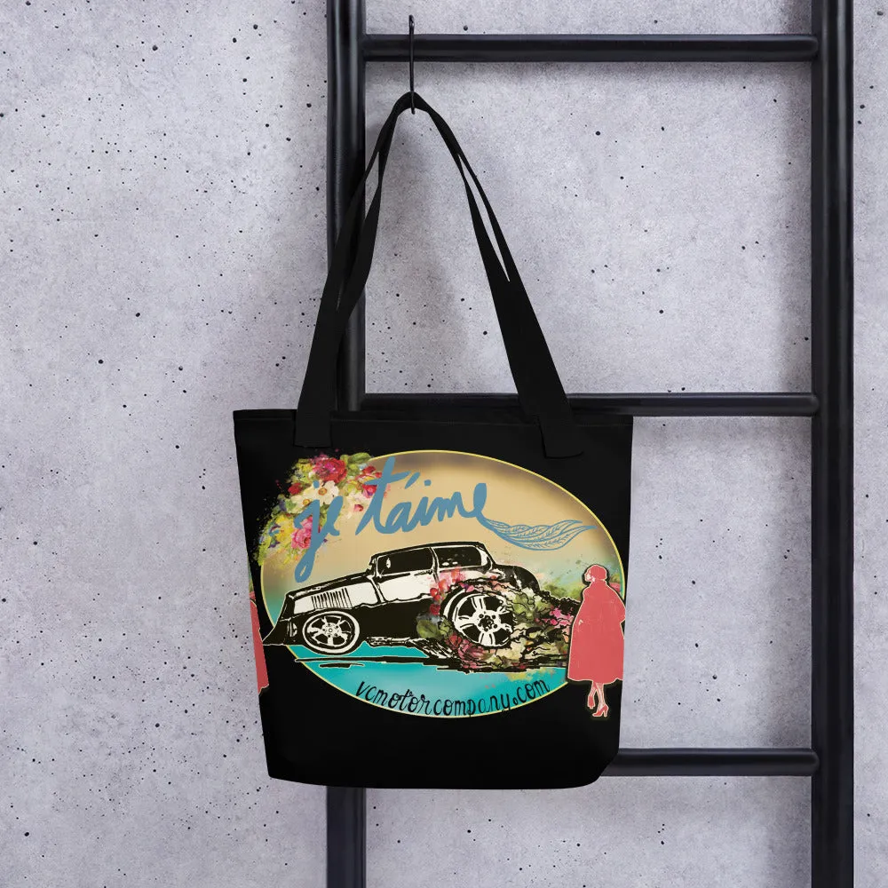 je taime Hot Rod Racer Tote Bag