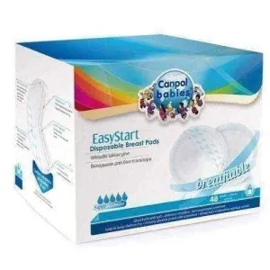 Lactation pads, CANPOL EasyStrart pads x 48 pcs