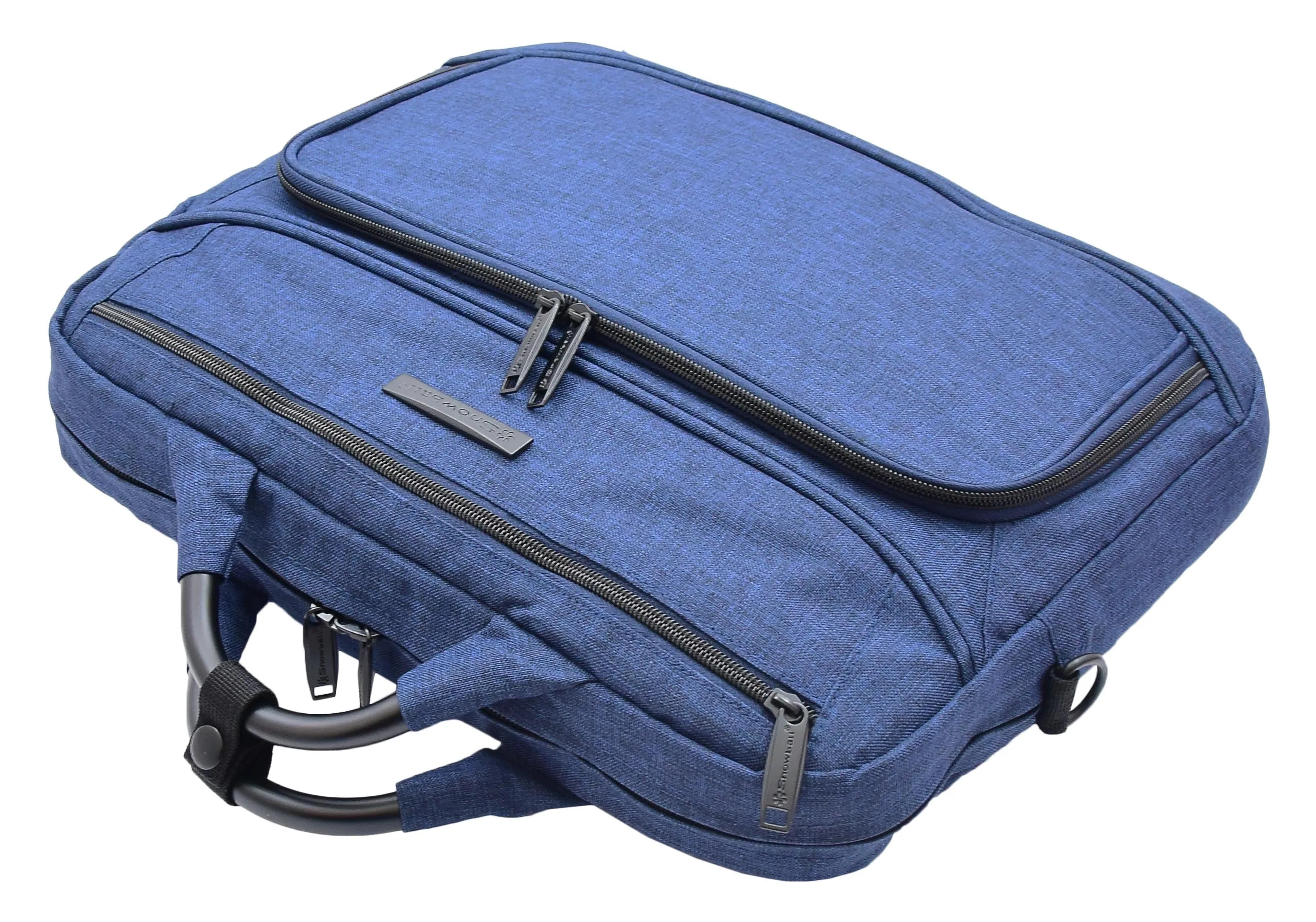 Laptop Bag Casual Briefcase Satchel Soft Polyester Jean Blue