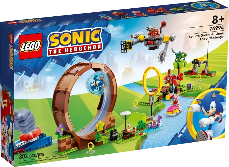 LEGO- Sonic's Green Hill Zone Loop Challenge