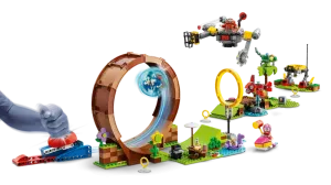 LEGO- Sonic's Green Hill Zone Loop Challenge