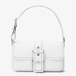 Michael Michael Kors Colby Medium Leather Bag, white