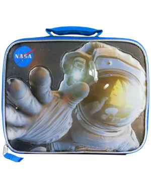 NASA Space Astronaut Kids/Children's School Zipped Compartment Lunch Box Bag