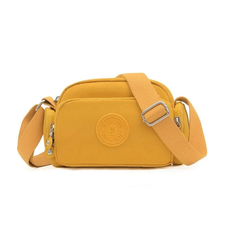 Nylon Simple Solid Color Casual Hand Bag For Women