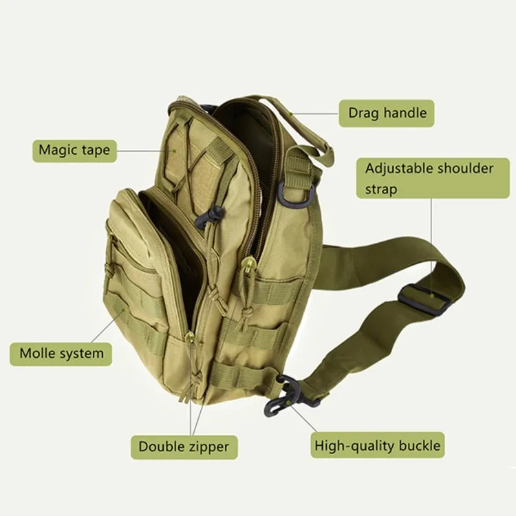 Outdoor Multipurpose Unisex 600D Militaryl Backpack Camping Hiking Hunting Camouflage Backpack Bag, Size: 30*22*5.0cm