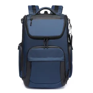 Ozuko 9409 Men Business 15.6-inch Laptop Backpack Travel Sports Leisure Backpack(Dark Blue)