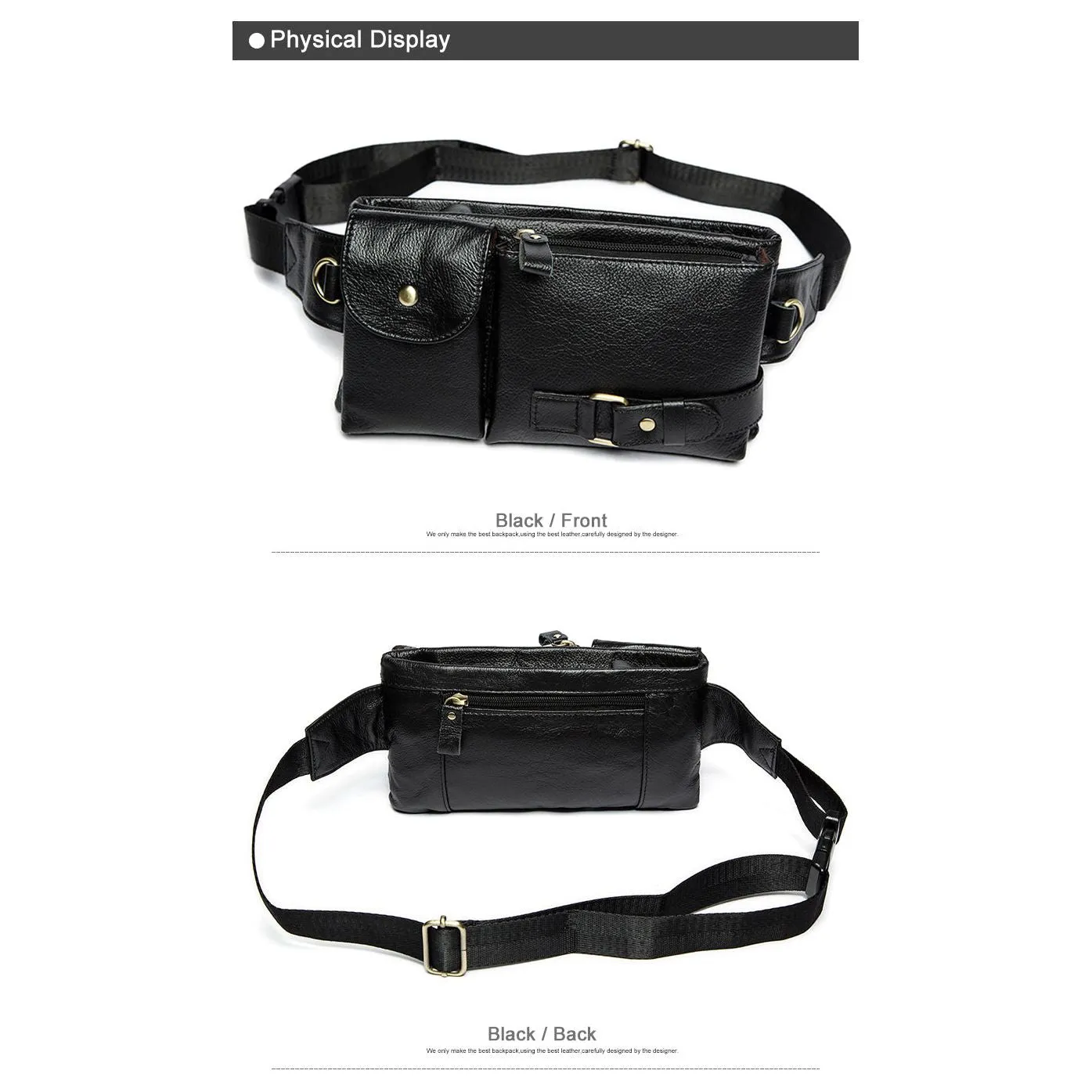 PillowLux Exotic Leather Waist Bag