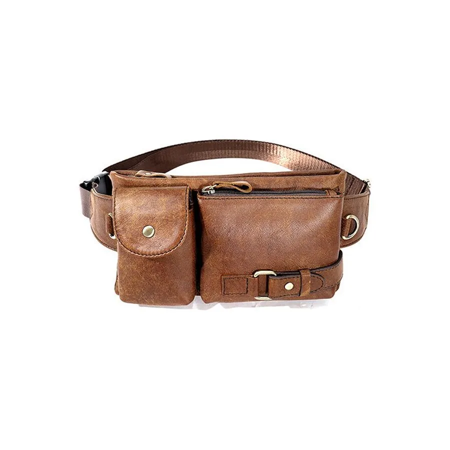 PillowLux Exotic Leather Waist Bag