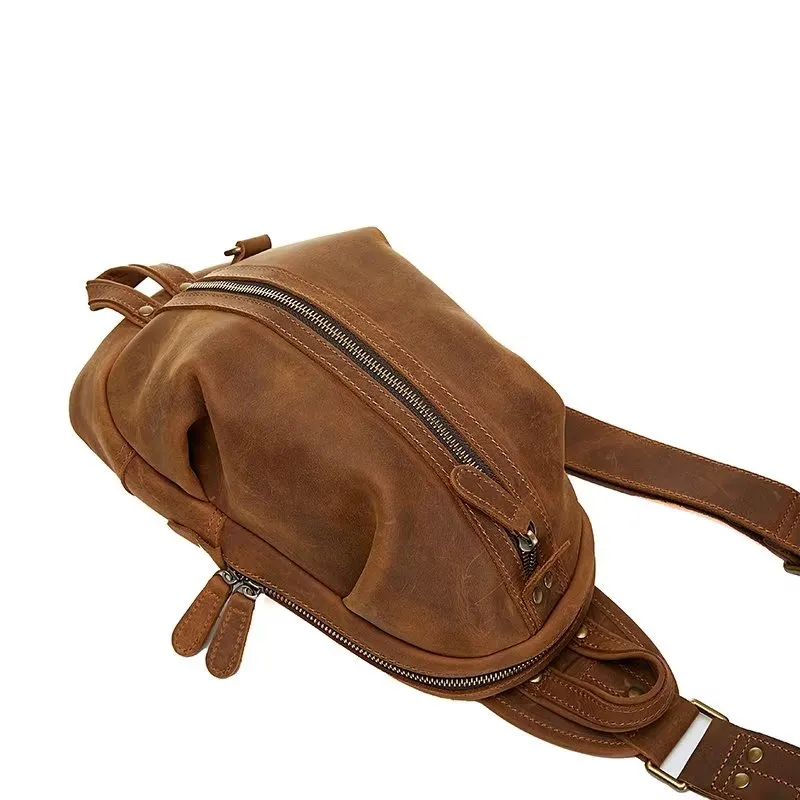 RetroLux Horse Leather Chest Bag