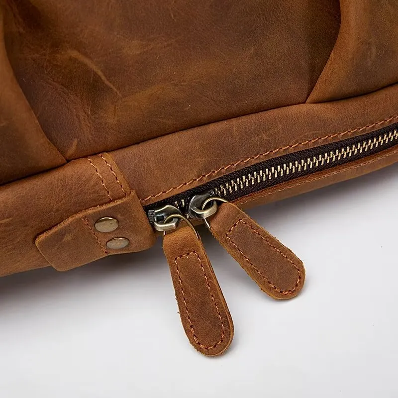 RetroLux Horse Leather Chest Bag