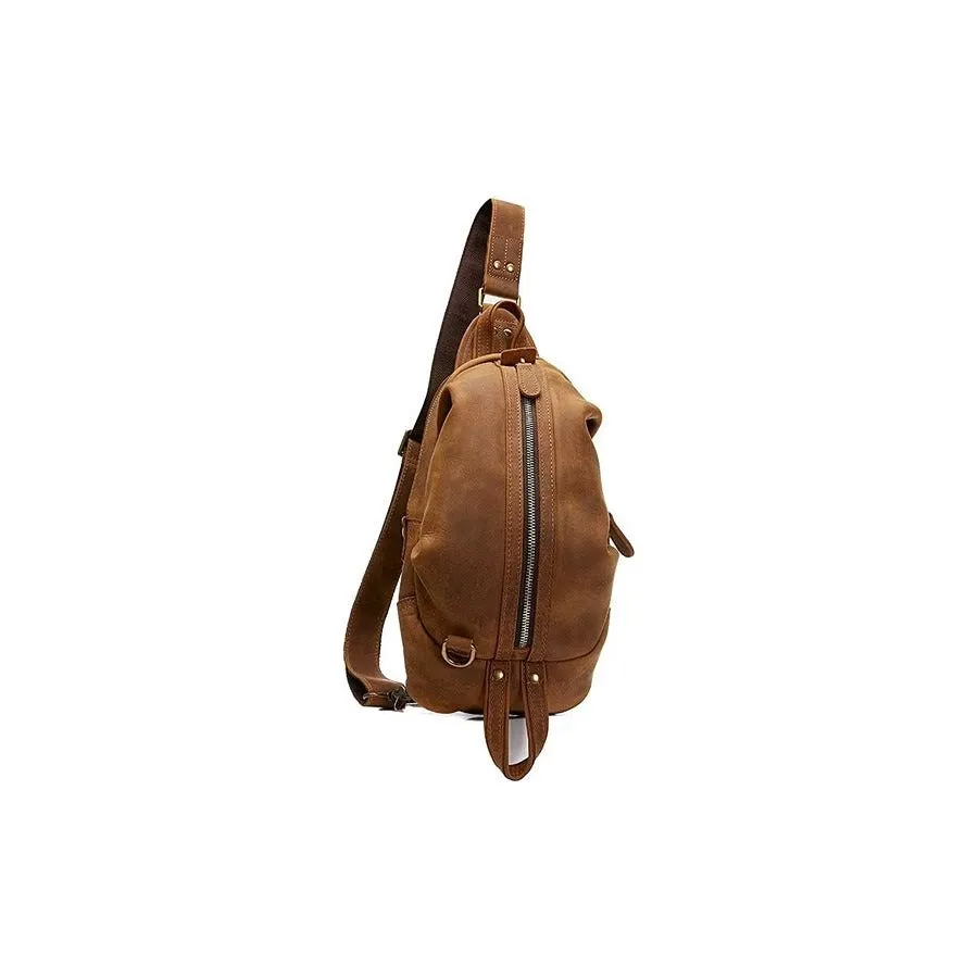 RetroLux Horse Leather Chest Bag