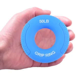 Silicone Gripper Finger Exercise Grip Ring, Specification: Universal point of 50LB blue