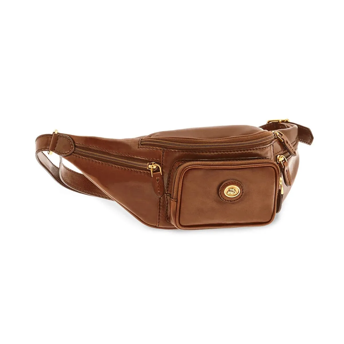 The Bridge Story Viaggio Leather Waist Pouch with Pockets