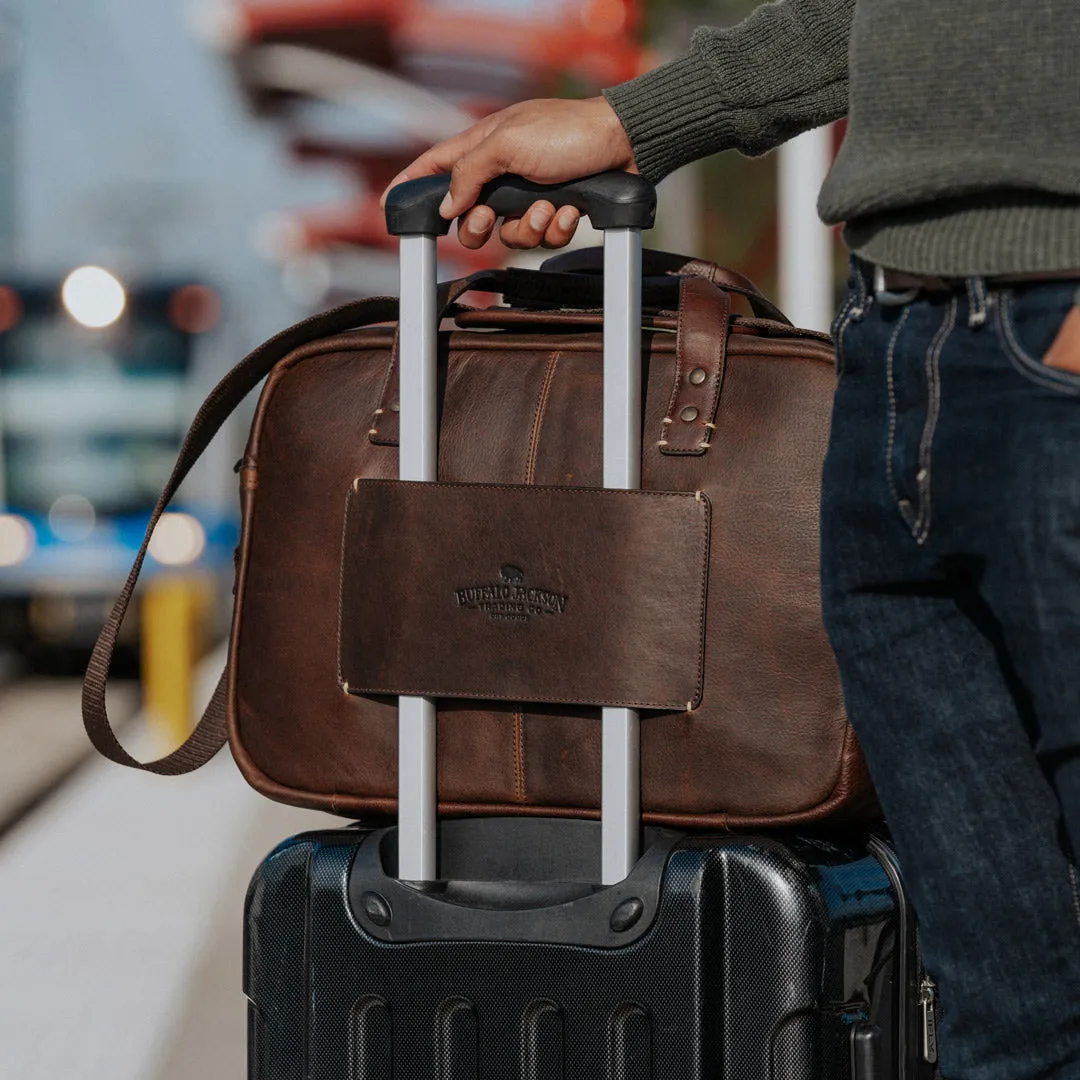 Walker Leather Pilot Bag | Vintage Oak