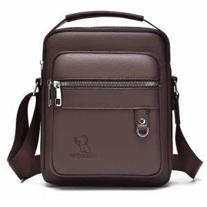 WEIXIER D285 Men Casual Crossbody Single Shoulder Bag(Brown)