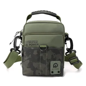 WEPOWER Men Light Sports Shoulder Small Bags(Army Green)